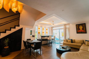 VILLA M - JIA 5 CANDOLIM GOA 3BHK, Pool Facing, Near Beach, Free Breakfast, Free WIFI and Prime Location
